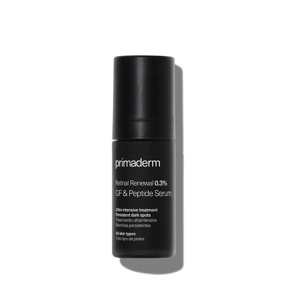 Serum do twarzy Primaderm retinal 0,3% z peptydami czynnikami wzrostu, 30 ml