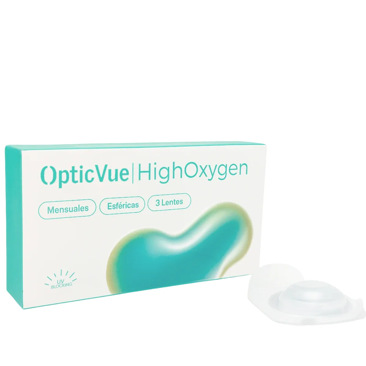 Opticvue High Oxygen contactlenzen -6.50 doos met 3 eenheden