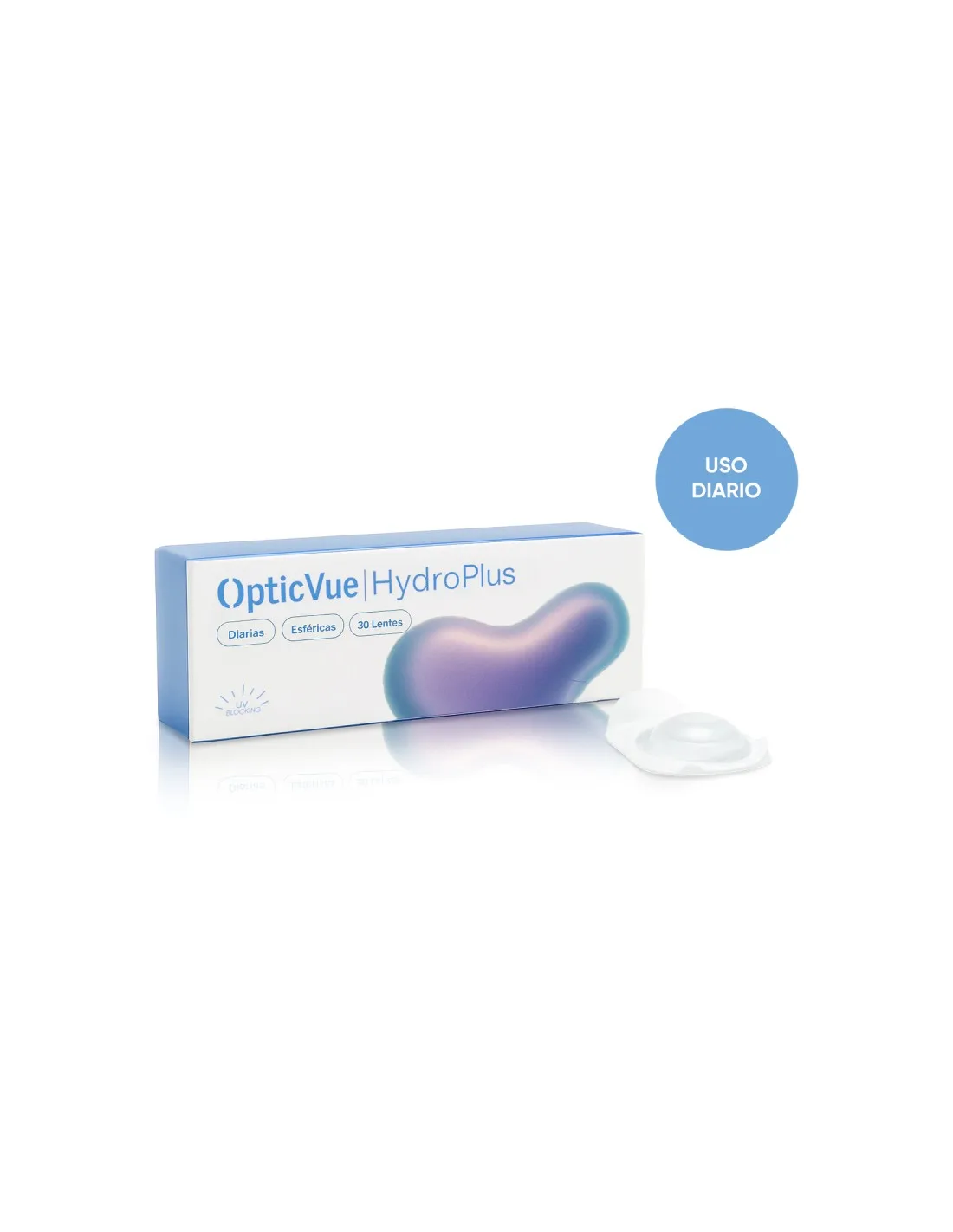 Opticvue Hydroplus soczewki kontaktowe -4,00, opakowanie 30 sztuk