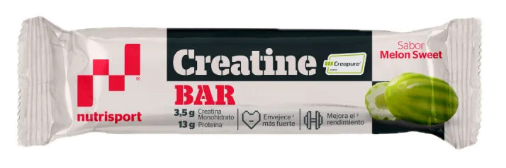 Pack 18 barras de creatina sabor melão Sweet Nutri Sport