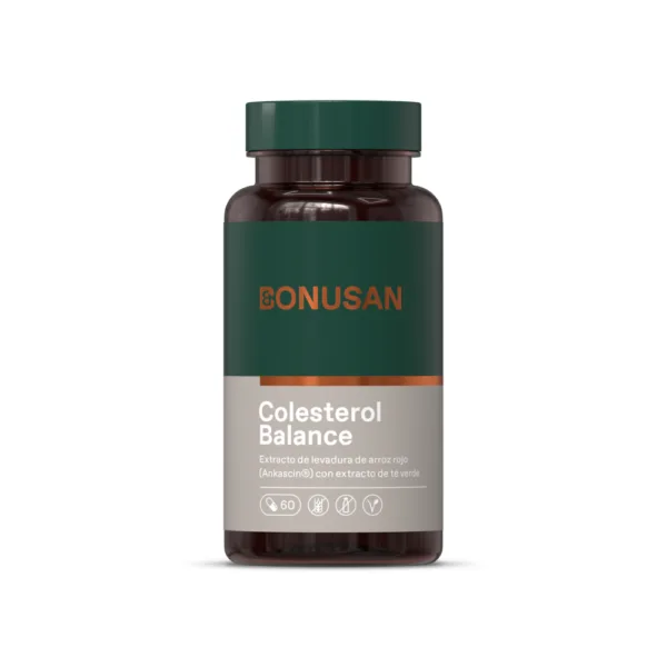 Bonusan Cholesterin Balance 60 Kapseln, Nahrungsergänzung für das Gleichgewicht des Cholesterins