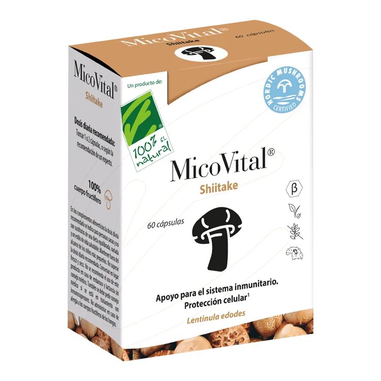 Cien x Cien Natural Shiitake Voedingssupplement 60 Capsules