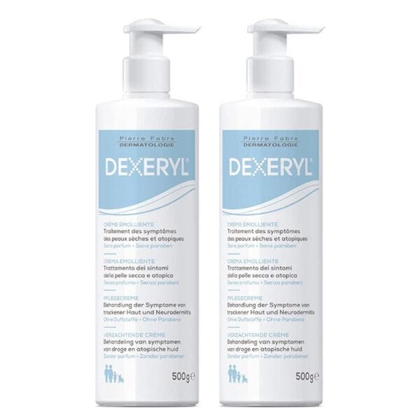 Dexeryl Crème émolliente hydratante Duo 2 x 500 ml
