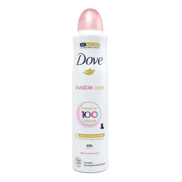 Deodorante antitraspirante spray Dove Invisible Care 250 ml