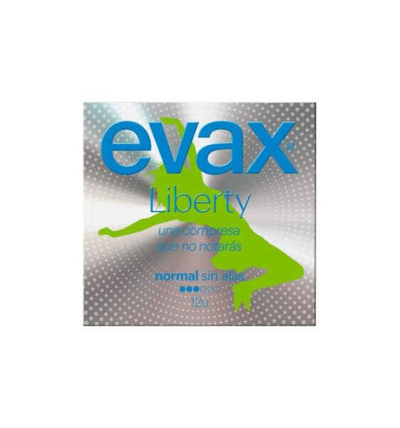 Evax Liberty compresas normal sin alas 12 unidades