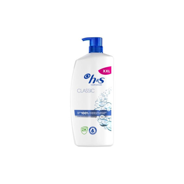 H&S Shampooing Antipelliculaire Classic Clean 1000 ml avec doseur
