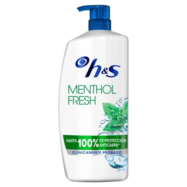 H&S Shampooing anti-pellicules Menthol Fresh dosage 1000 ml