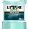 Listerine Antiseptische Mundspülung, mildes Menthol, alkoholfrei, 1000 ml