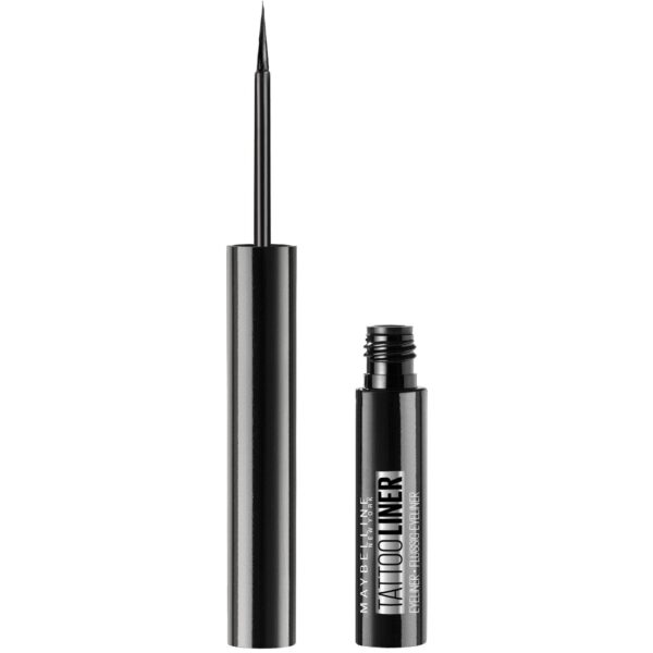 Maybelline Tattoo Liner eyeliner líquido con pincel semipermanente Black Noir 25
