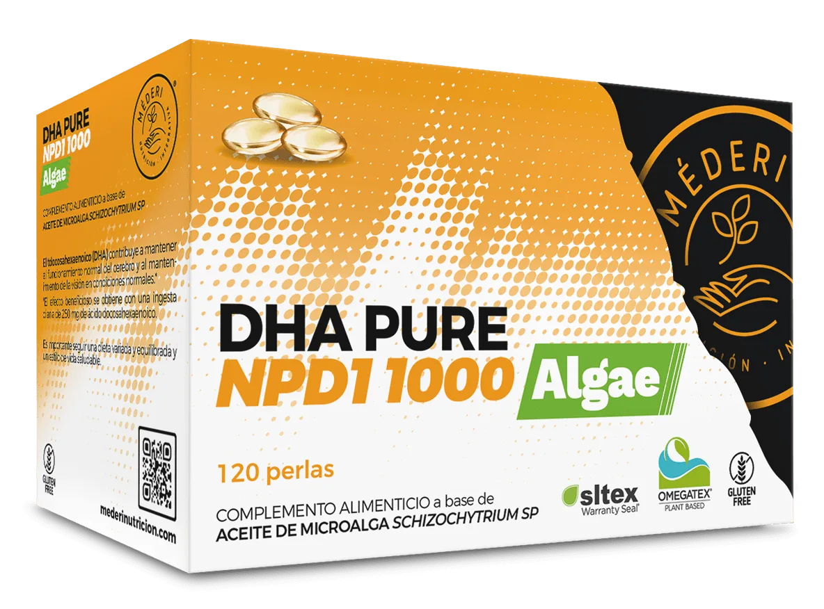 Mederi DHA Pure Algae supplément de DHA d'algues 120 perles