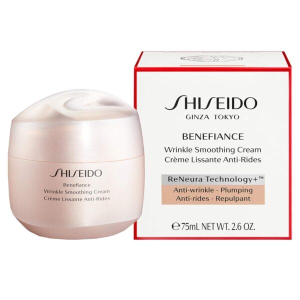 Shiseido Benefiance Wrinkle Smoothing Cream anti-rimpel gezichtscrème 75 ml