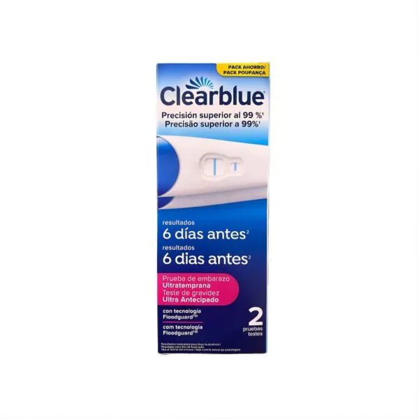 Test de grossesse Clearblue ultra-tôt 6 jours avant, 2 unités