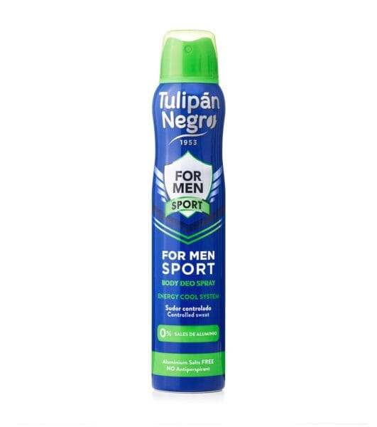 Tulipán Negro Deodorant Spray Voor Mannen Sport 200 ml