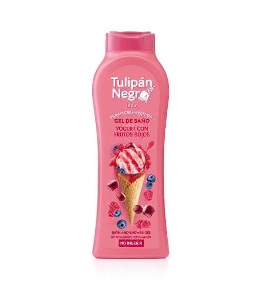 Tulipán Negro Gel de Ducha Yummy Yogurt Frutos Rojos 650 ml