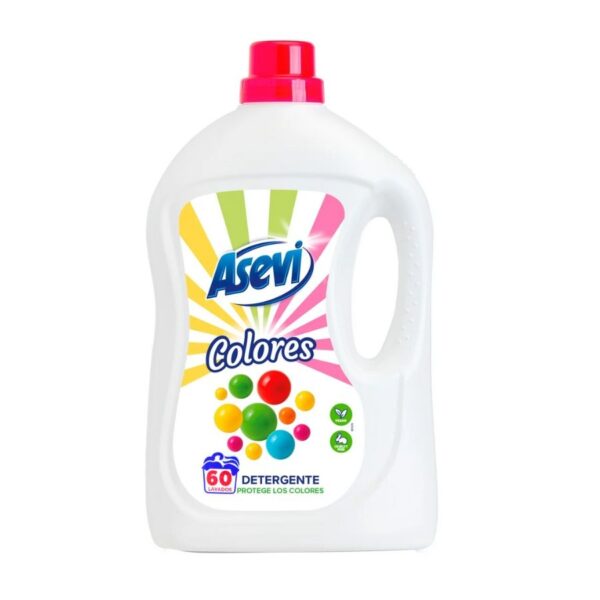 Asevi Gel Detergente Colores 60 Dosis