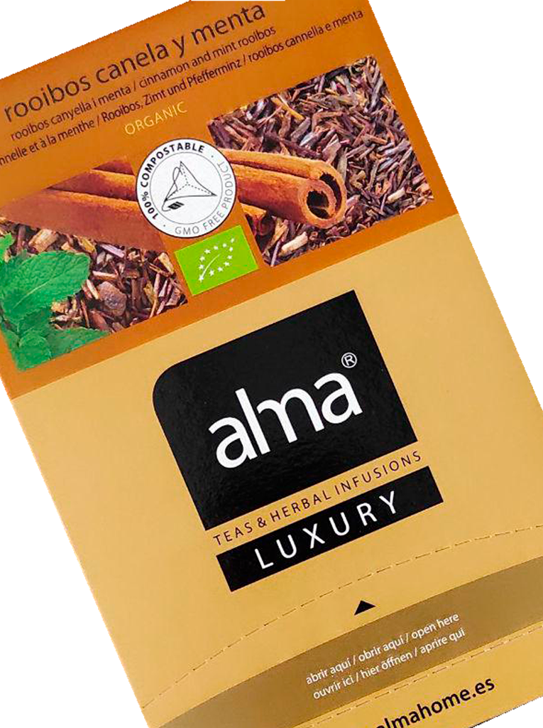 Alma Luxury infusion rooibos kanel og mynte