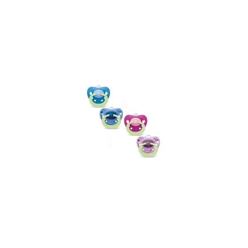 Silikonnapp storlek 3, blandade, blister 2 stycken
