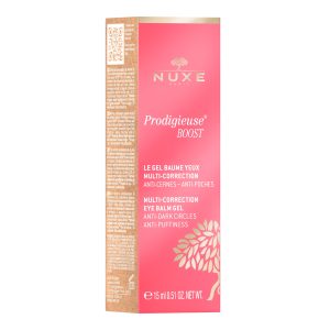 Nuxe Crème Prodigieuse Boost gel-bálsamo contorno de olhos antifatiga 15 ml