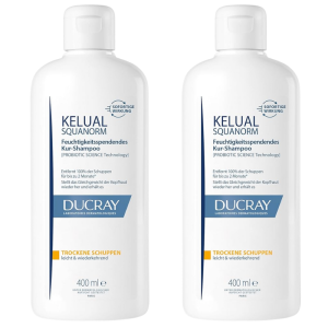 Ducray Kelual Squanorm champô anticaspa caspa seca dupla 2 x 400 ml