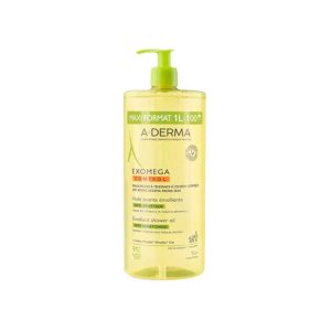 A-Derma Exomega Control Óleo de Limpeza Emoliente Pele Seca e Atópica 1000 ml
