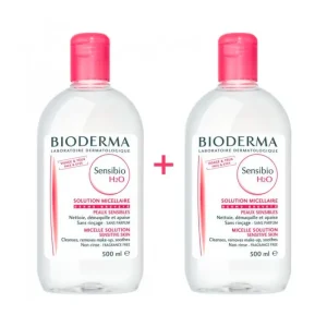 Bioderma Sensibio H2O Agua Micelar Piel Sensible Duplo 2 x 500 ml