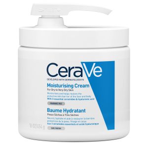 CeraVe Crema Hidratante Pele Seca e Sensível com Dosador 454 g