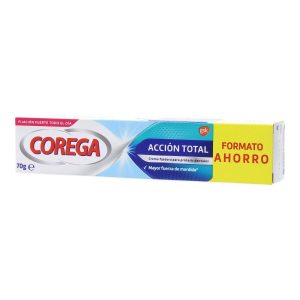 Corega Acción Total crema fijadora para prótesis dentales tubo 70 g