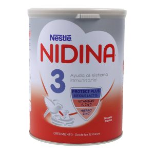 NIDINA 3 leche de crecimiento en polvo desde 12 meses lata 800 g