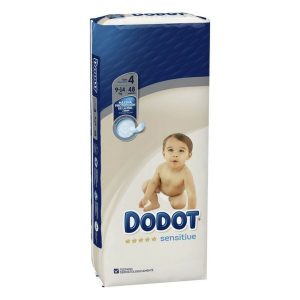 Dodot Sensitive pañales desechables talla 4 Value Pack 48 unidades