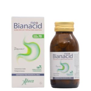 NeoBianacid Aboca 70 comprimidos masticables para acidez y reflujo