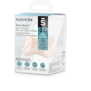 Suavinex Zero Zero chupete newborn S -2/2M, 1 unidad