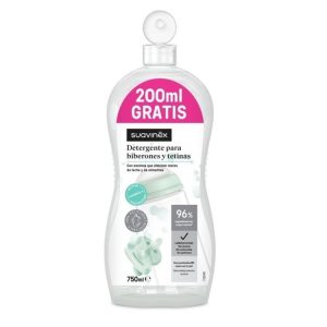 Detergente Suavinex para biberões e tetinas 550 ml + 200 ml grátis
