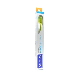 Cepillo dental VITIS medio Access cabezal pequeño, 1 unidad