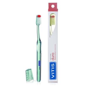 Vitis cepillo dental duro, cabezal normal, 1 unidad