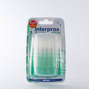 Interprox cepillos interproximales rectos Micro 0,9 mm blíster 14 unidades