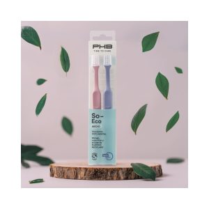 PHB Time To Care So Eco spazzola dentale media pack 2 unità