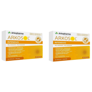 Arkosol Intensivo 2×30 perlas complemento solar para preparar la piel