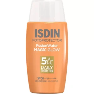 ISDIN Protetor Solar Fusion Water Magic Glow SPF 50 facial 50 ml