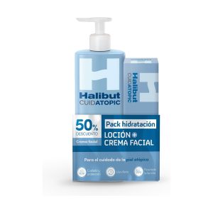 Halibut CuidAtopic Pack Lichaamslotion 400 ml + Gezichtscrème 50 ml