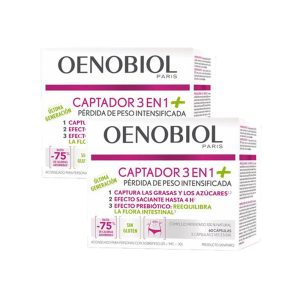 Oenobiol Captador 3 en 1+ pérdida de peso intensificada duplo 2×60 cápsulas