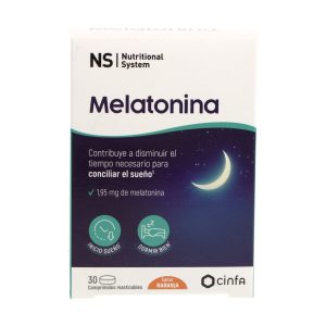 NS Melatonina comprimidos masticables sabor naranja 30 comprimidos