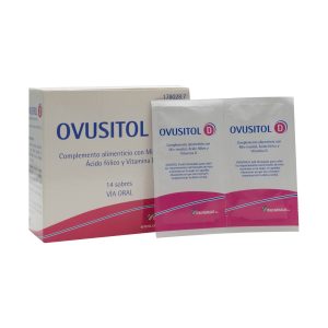 Ovusitol D complemento alimenticio 14 sobres con mio‑inositol, ácido fólico y vitamina D
