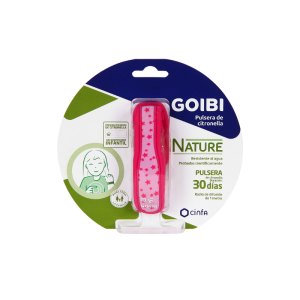 Goibi Pulseira Citronela Nature Estrelas Rosa repelente mosquitos 1 unidade