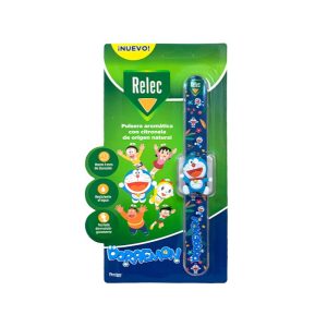 Relec pulsera antimosquitos infantil Doraemon, 1 unidad