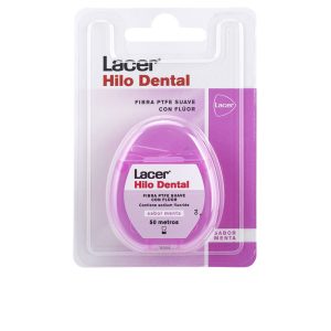 Lacer hilo dental PTFE extra suave con flúor y triclosán 50 m