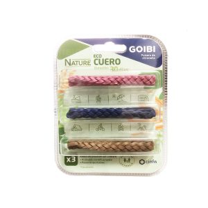 Pulseiras Repelentes Goibi Puls Citron Eco Couro 3 unidades