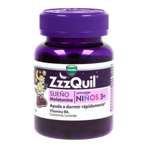 ZzzQuil Kids Sueño gominolas infantiles, complemento para dormir, 30 unidades