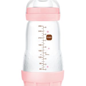 Biberón anticólicos MAM Easy Start 260 ml color rosa