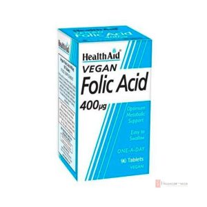 Ácido Fólico 400 Mcg 90 Comprimidos Health Aid