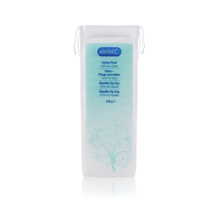 Alvita algodão puro zig-zag 100 g